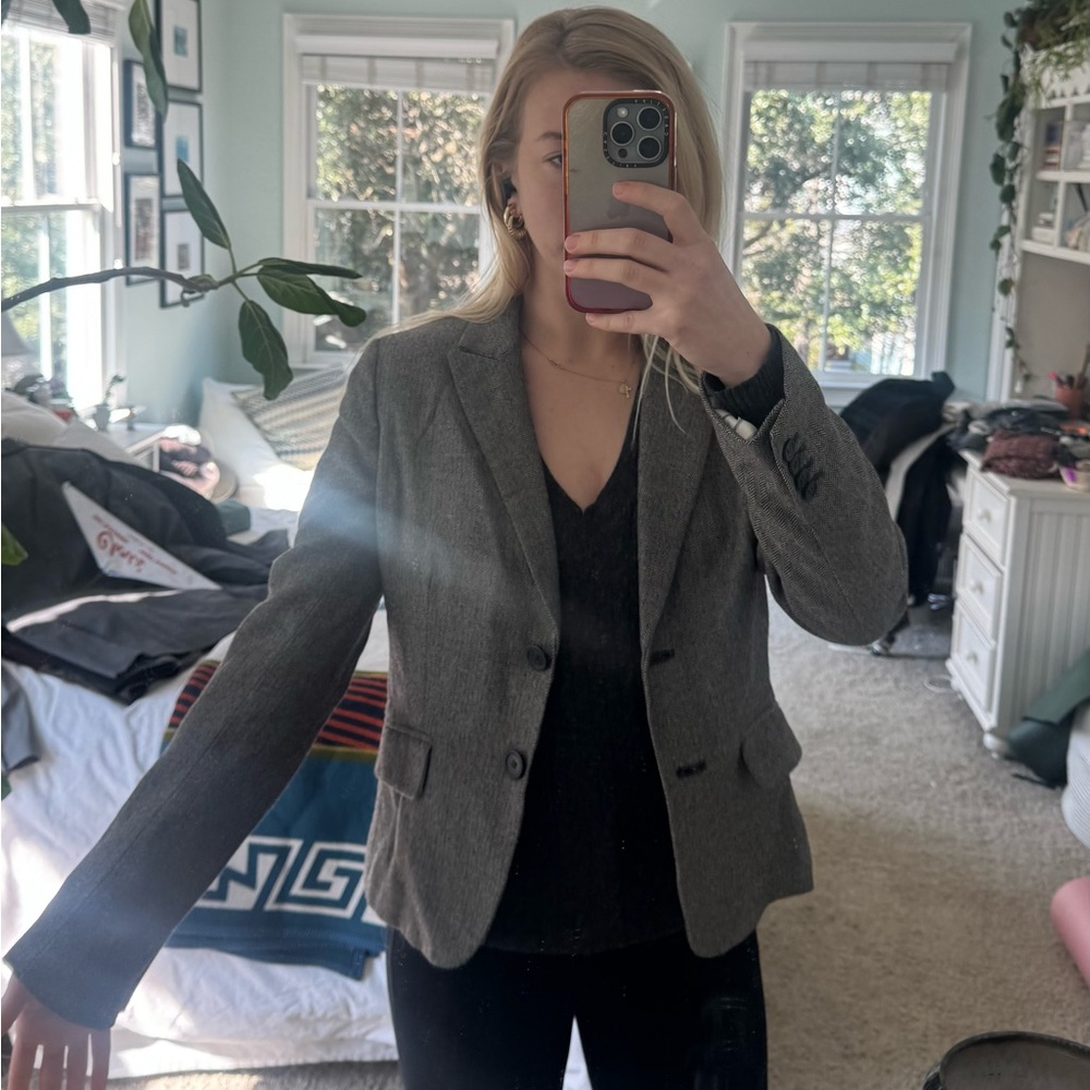 J. Crew Charcoal Women's Blazer